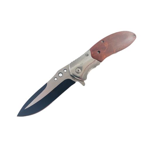 DA320 - Folding automatic knife with inox coating on the blade