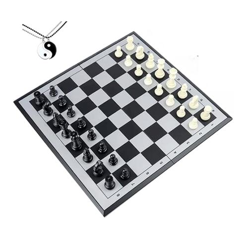 Light Magnetic Folding Chess Sets for 2 Players - Home or Travel Boys Girls
