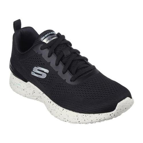 Skechers Women's Black Casual Lace-Up Trainer