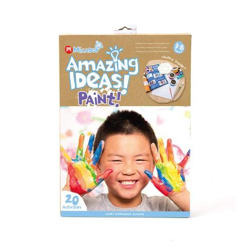 Micador Amazing Ideas Paint! Kids Art Set with Activity Book - Ages 3-8years