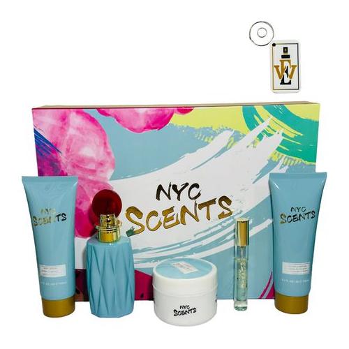 Nyc Scents 5 In 1 Gift Set & Keyring Combo