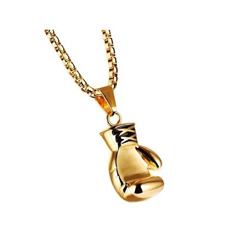 Boxing Glove Necklace - Gold
