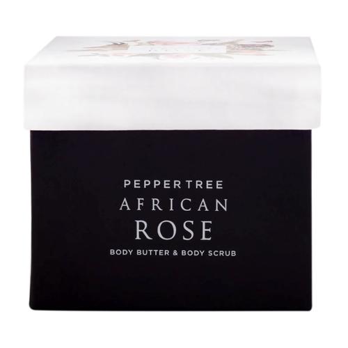 Pepper Tree African Rose Body Butter & Body Scrub Gift Set