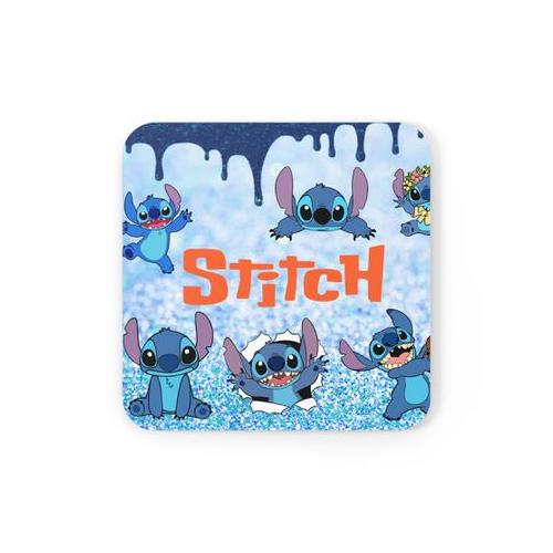 Glitter Stitch Coasters- 4 Pack