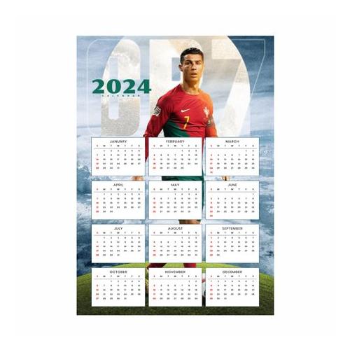 CR7 Ronaldo A1 Calendar