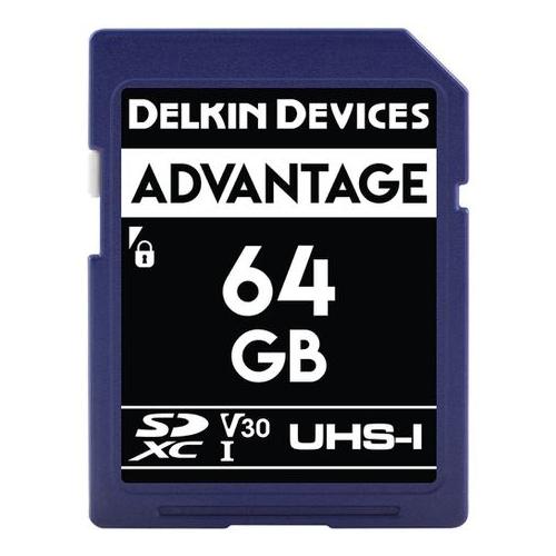 Delkin Devices Advantage 64GB UHS-I SDXC Memory Card (100MB/s)