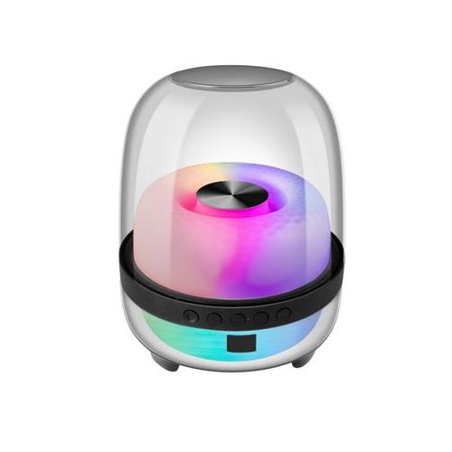 Transparent Design Crystal RGB Colorful Luminous BT 5.1 Speaker