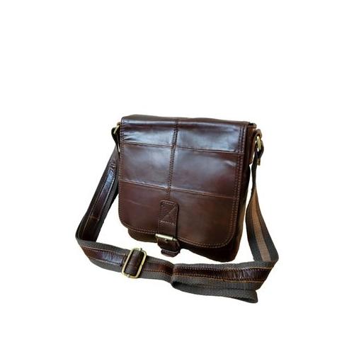 Brawny Leather Crossbody Shoulder Bag
