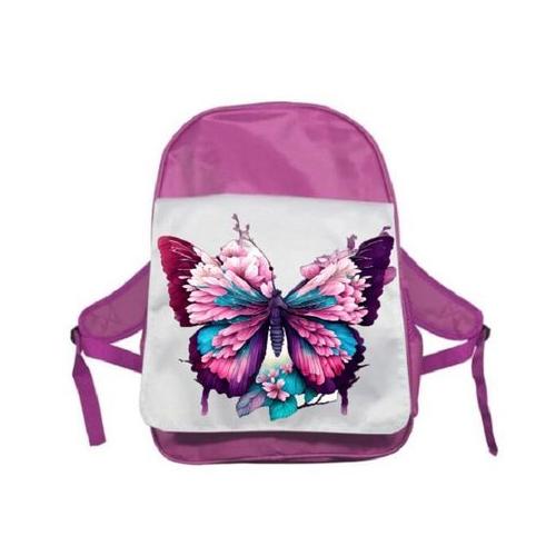 Pink Butterfly Back Pack 33x41cm