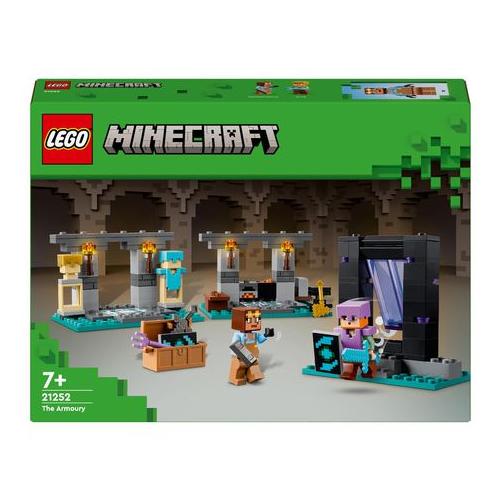 LEGO® Minecraft® The Armoury 21252 Building Toy Set - 203 Pieces