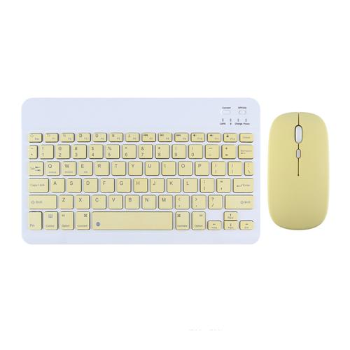 10in-Mini Portable Wireless Bluetooth Universal Ultra-thin Mouse Keyboard