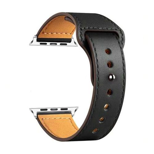 Leather Pin and Tuck Watch Strap for Apple