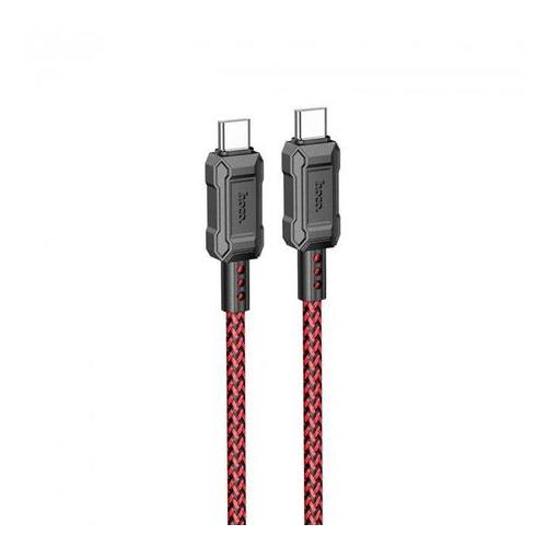 Hoco- X94 60w Type-C to Type-C-Fast Charging & Data Cable- Red