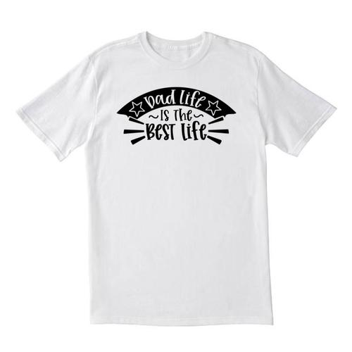 Dad Life Best Life Father's Day/Christmas White T-shirt