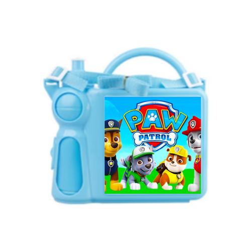 Kids Paw Patrol Blue Plastic Lunch Box and Water Bottle