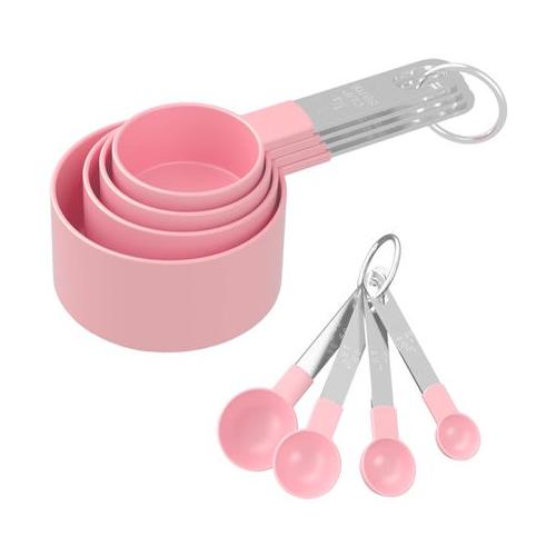Measuring Cups And Spoon Set 8 Piece