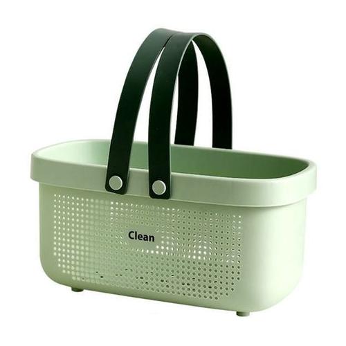 Portable Bathroom Storage Organizer Basket with Handle