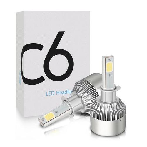 C6 H1 LED Headlight 6000K Colour All In One Compact Design