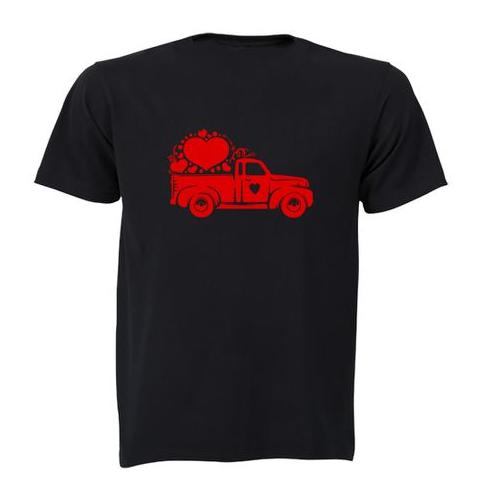 Love Truck - Valentine - Adults - T-Shirt