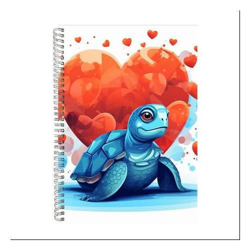 Turtle 167 Gift Idea A4 Notepad 257