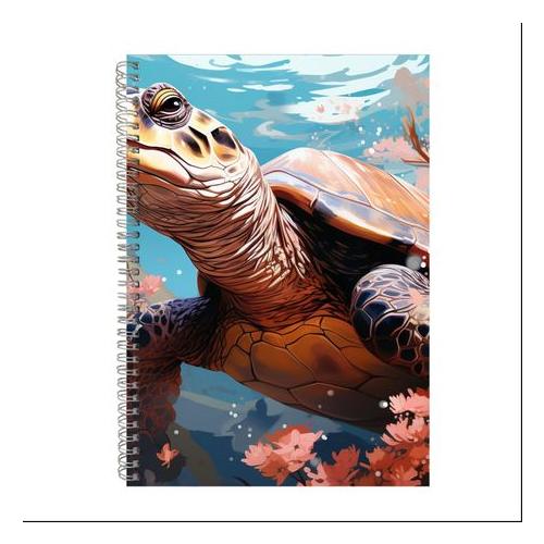 Turtle 155 Gift Idea A4 Notepad 257