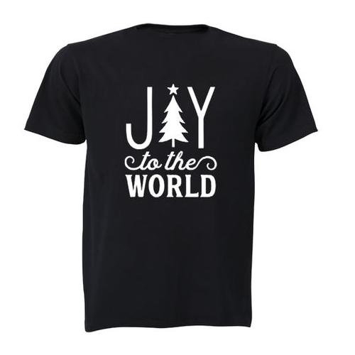 Joy To The World - Christmas Tree - Adults - T-Shirt