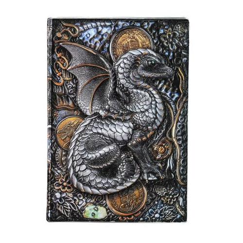 Craft A5 Stationery Vintage Hardcover Dragon Embossed Writing Notebook-22cm