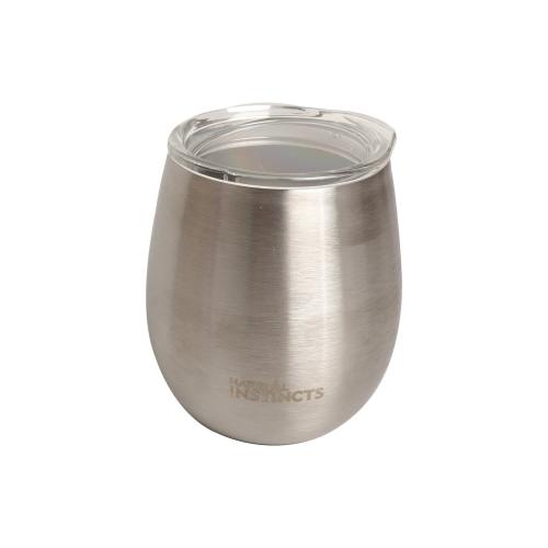 Natural Instincts 240ml Double Wall Stainless Steel Wine Mug
