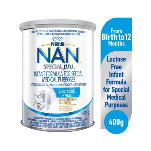 NESTLÉ NAN SPECIALpro Lactose Free Infant Formula, 400g