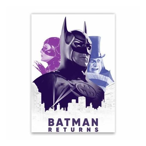 Batman Returns Purple Poster - A1