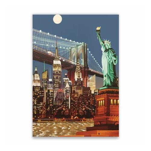 New York City Landmarks Poster - A1