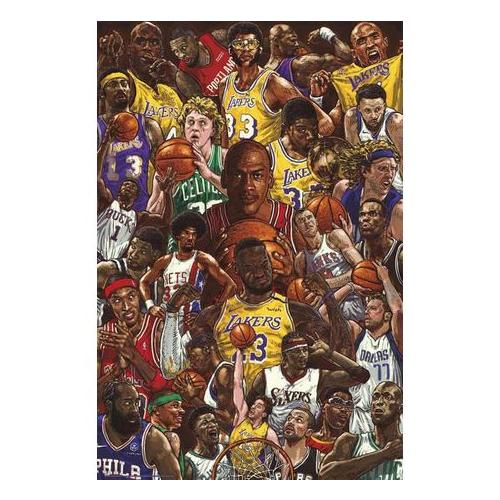 Basketball Superstars Poster