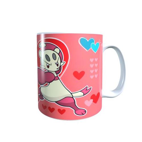 Mienfoo Valentines Quote - Pokemon Valentines Day Coffee Mug