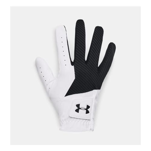 Under Armour Men's Right-Hand Medal Golf Glove - Black/White