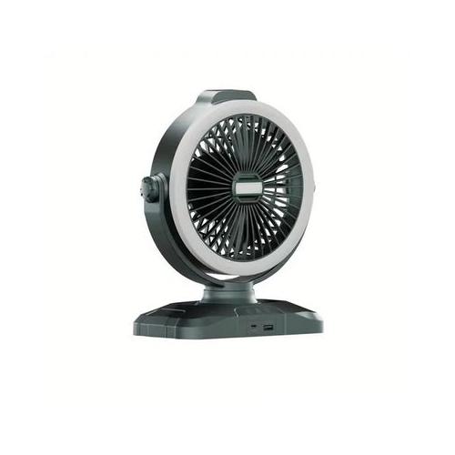 6000mAh USB Rechargeable Table Fan With LED Light