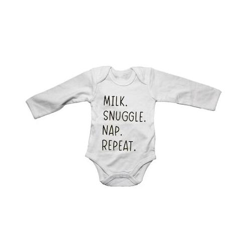 Milk. Snuggle - Long Sleeve - Baby Grow