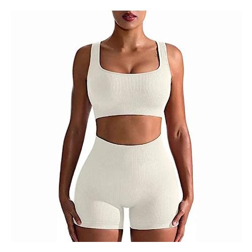 Two Piece Women Clothing Activewear Gym Yoga Sets