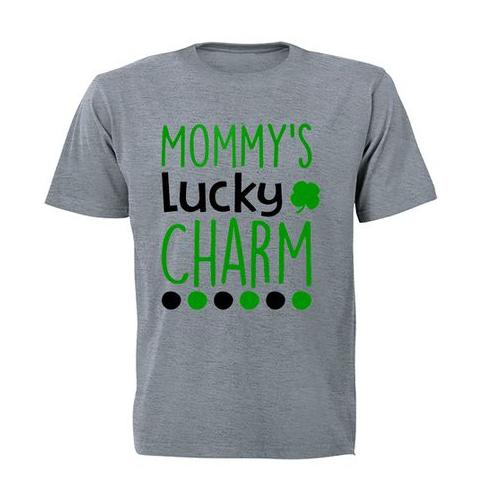 Mommy's Lucky Charm - St. Patricks Day - Kids T-Shirt