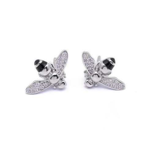 925 Sterling Silver - Bee Stud Earrings