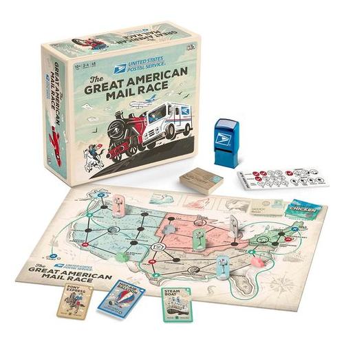 Big Potato Games: The Great American Mail Race Family Board Game