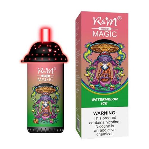 Magic 9000 Puffs Rechargeable Disposable Vape With 18ml Watermelon Ice