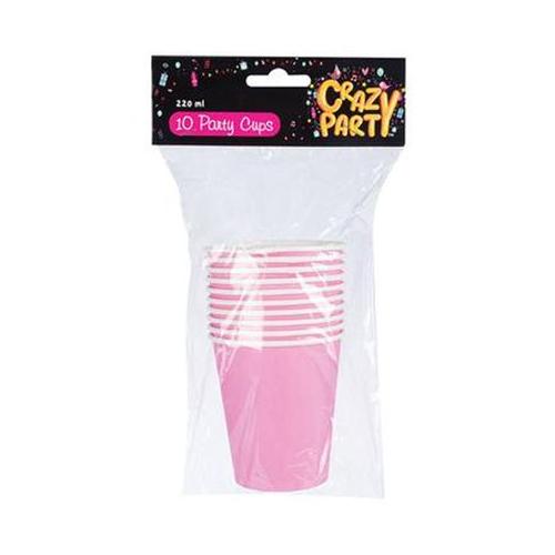 Party Cups Pink - 10 Piece