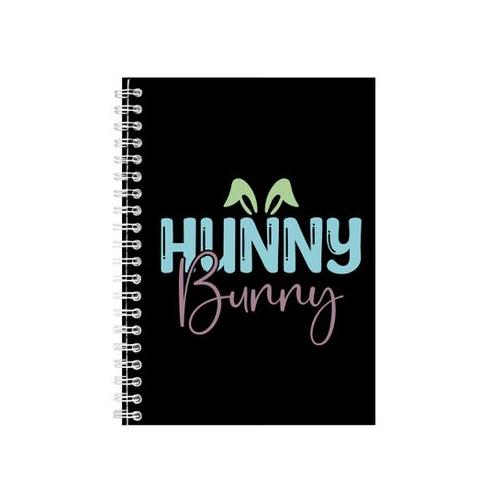 Hunny A5 Notebook Spiral and Lined Easter Graphic Design Notepad Present087
