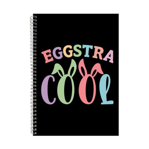 Eggstra A4 Notebook Spiral Lined Easter Graphic Design Notepad Present 087