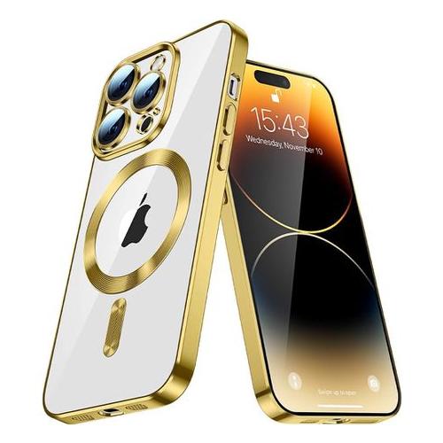 Mag Safe Cover Case for IPhone Xr Gold