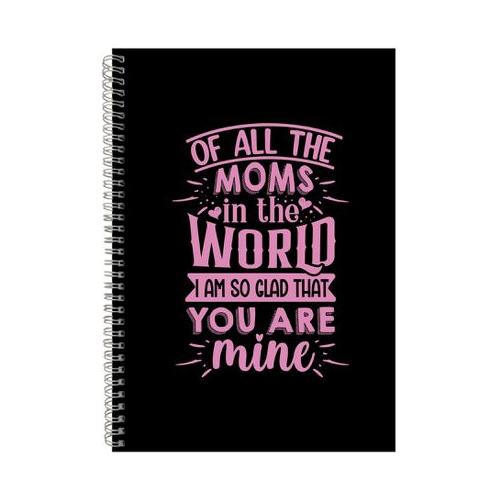 Glad A4 Notebook for Mothers Day Trendy Mom Sayings Graphic Present 064