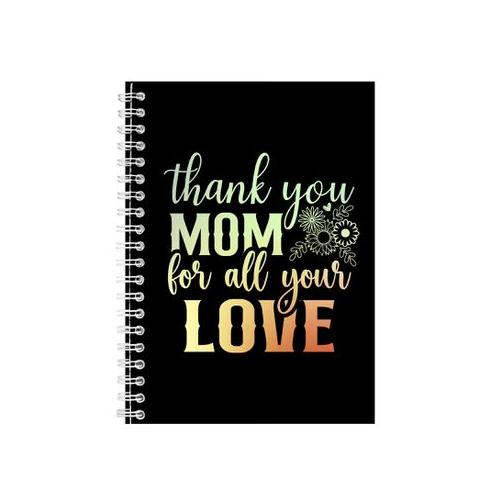 Thank You A5 Notebook Pad for Mothers Day Graphic Mom Sayings Present 062