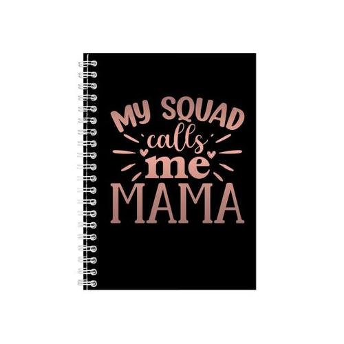 Squad A5 Notebook Pad for Mothers Day Trendy Mom Sayings Graphic Present060