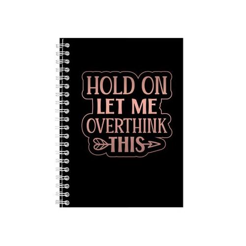 Overthink A5 Notebook Pad for Mothers Trendy Mom Sayings Graphic Present060