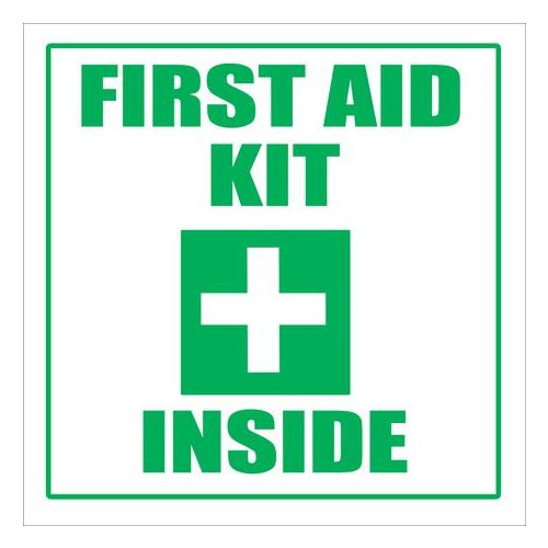 First Aid Kit Inside Sign-29cmx29cm